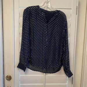 J. Crew silk sheer blouse
